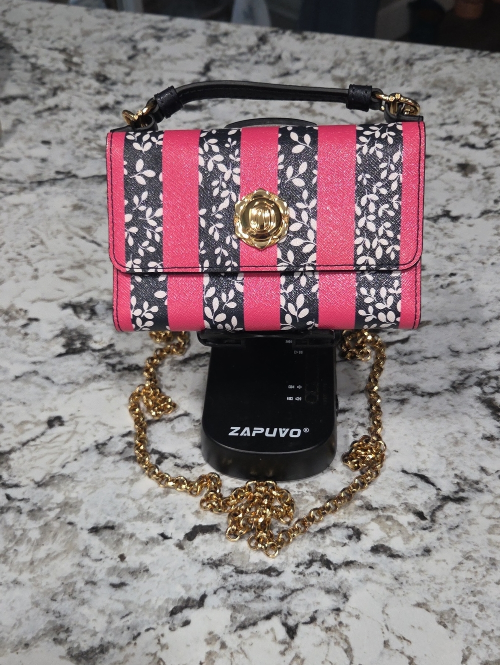 Draper James Lady Bug Mini With Gold Crossbody Strap